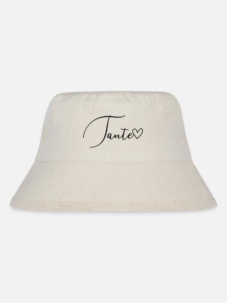 Tante Schrift - Stanley/Stella recycelter Bucket Hat - Naturweiß