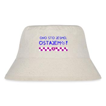 Croatia hrvatska croatia hrv hr travel tourism - Stanley/Stella Recycled Bucket Hat - natural - Front