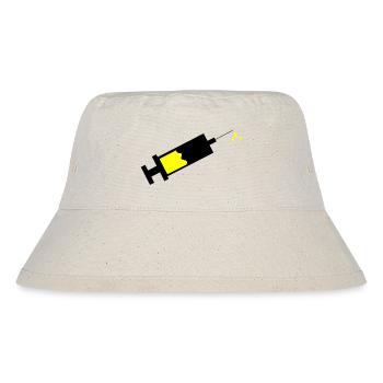 Spritze - Stanley/Stella recycelter Bucket Hat - Naturweiß - Vorne
