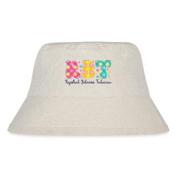Zertifizierter Verhaltenstechniker - Stanley/Stella recycelter Bucket Hat - Naturweiß - Vorne