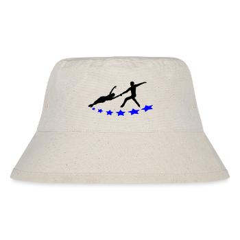 Eiskunstlauf - Stanley/Stella recycelter Bucket Hat - Naturweiß - Vorne