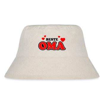 Logo de cœur de grand-mère avec des accents d’amour - Bob recyclé Stanley/Stella - blanc naturel - Devant