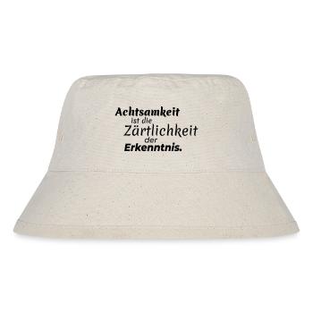 Mindfulness Tenderness - Stanley/Stella Recycled Bucket Hat - natural - Front