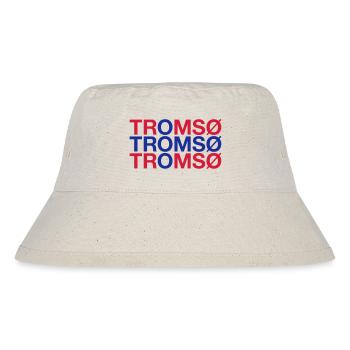 TROMSO Norway Norwegen Norge Norwegische Flagge - Stanley/Stella recycelter Bucket Hat - Naturweiß - Vorne