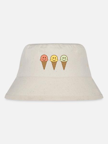 Eis - Stanley/Stella recycelter Bucket Hat - Naturweiß