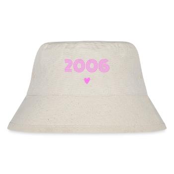 Born in 2006 girl - Stanley/Stella Recycled Bucket Hat - natural - Front