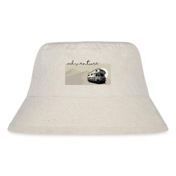 Düdo // Camper // Illustration - Stanley/Stella recycelter Bucket Hat - Naturweiß - Vorne
