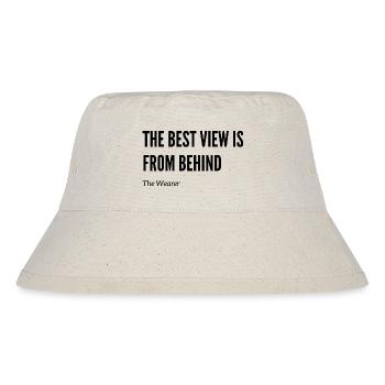 The best view is behind me - Stanley/Stella recycelter Bucket Hat - Naturweiß - Vorne
