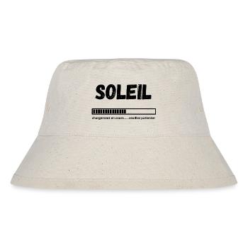 Soleil en cours veuillez patienter - Bob recyclé Stanley/Stella - blanc naturel - Devant