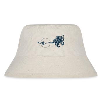 Oktopus - Kontakt - Stanley/Stella recycelter Bucket Hat - Naturweiß - Vorne