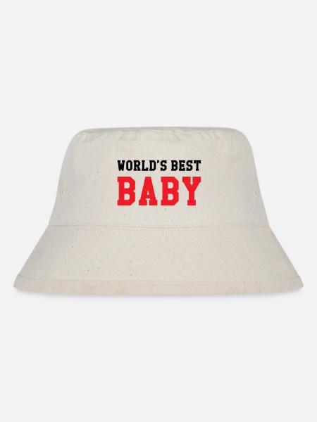 Bestes Baby der Welt – Geburt – Kind - Stanley/Stella recycelter Bucket Hat - Naturweiß