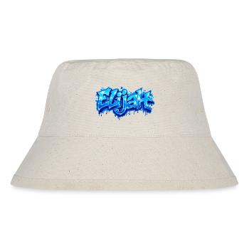 ELIJAH GRAFFITI NAME FOR PERFECT GIFT PRINTABLE - Stanley/Stella Recycled Bucket Hat - natural - Front
