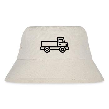 Lkw - Stanley/Stella recycelter Bucket Hat - Naturweiß - Vorne