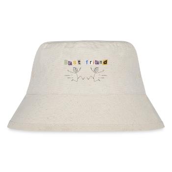 BEST FRIEND one - Stanley/Stella Recycled Bucket Hat - natural - Front