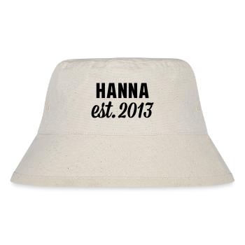 Hanna est 2013 - Stanley/Stella recycelter Bucket Hat - Naturweiß - Vorne