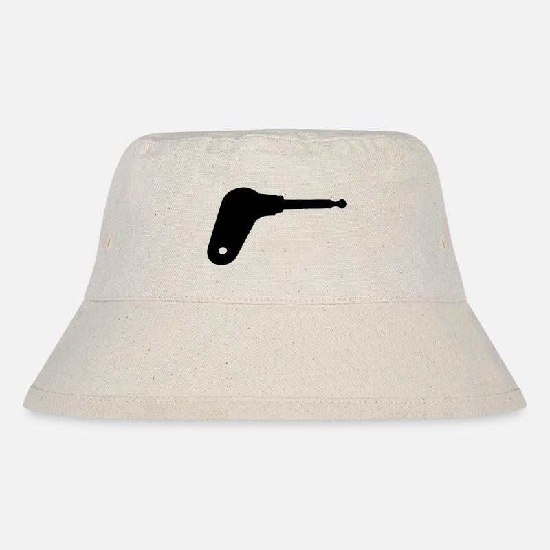 Oldtimer tractor ignition key - Stanley/Stella Recycled Bucket Hat - natural