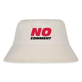 No Comment - Stanley/Stella recycelter Bucket Hat - Naturweiß - Vorne