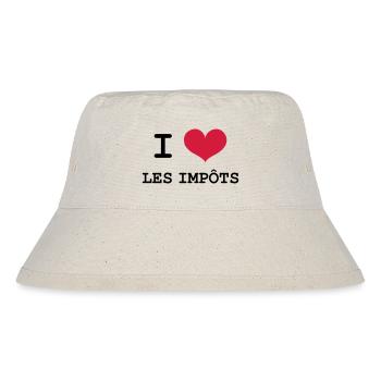 I Love les impôts - Bob recyclé Stanley/Stella - blanc naturel - Devant