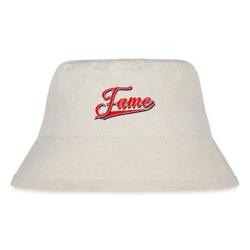 fame fameous famous popular winner known - Stanley/Stella Recycled Bucket Hat - natural - Front