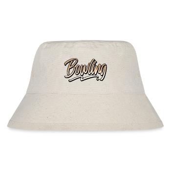 Bowling - Stanley/Stella recycelter Bucket Hat - Naturweiß - Vorne
