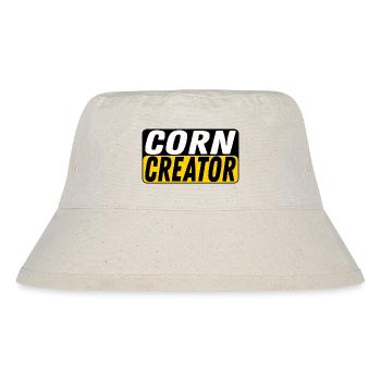 Corn Creator Mais Bauer Landwirt Bäuerin - Stanley/Stella recycelter Bucket Hat - Naturweiß - Vorne
