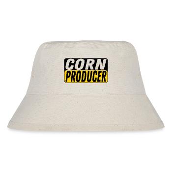Corn Producer Mais Bauer Bäuerin Landjugend - Stanley/Stella recycelter Bucket Hat - Naturweiß - Vorne