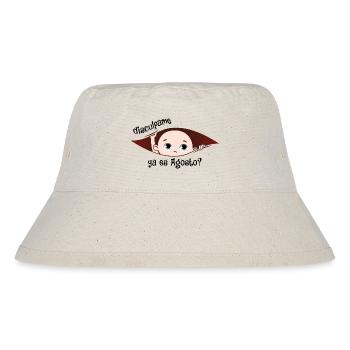 Disculpame Ya Es Agosto Bebé - Stanley/Stella recycelter Bucket Hat - Naturweiß - Vorne