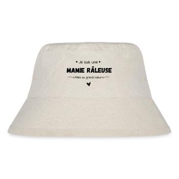 Je suis une mamie râleuse mais au grand cœur - Bob recyclé Stanley/Stella - blanc naturel - Devant