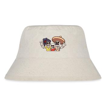 Mexican Skeleton Family - Stanley/Stella Recycled Bucket Hat - natural - Front