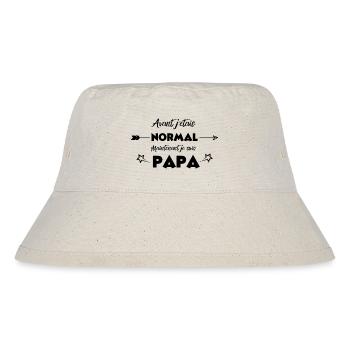 avant jétais normal maintenant je suis Papa - Bob recyclé Stanley/Stella - blanc naturel - Devant