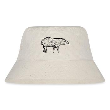 Tapire - Stanley/Stella recycelter Bucket Hat - Naturweiß - Vorne