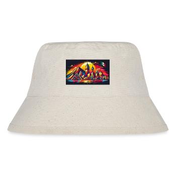 Monterrey Mexiko Kunst Design - Stanley/Stella recycelter Bucket Hat - Naturweiß - Vorne