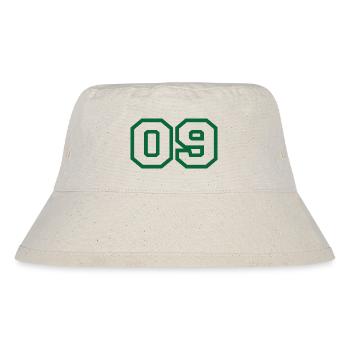 Nummer 9 Green Sport - Stanley/Stella recycelter Bucket Hat - Naturweiß - Vorne