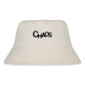 Chad's Groovy Neon Lettering - Stanley/Stella Recycled Bucket Hat - natural - Front