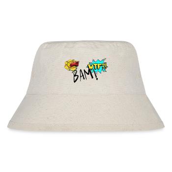 Comic Explosive OMG WTF Exclamations - Stanley/Stella Recycled Bucket Hat - natural - Front