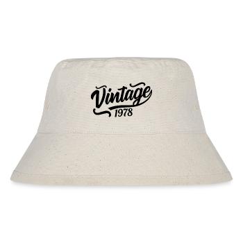 1978 Born in 1978, 56th birthday - Stanley/Stella Recycled Bucket Hat - natural - Front