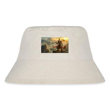 Sun Wukong, der Affenkönig, erhebt sich - Stanley/Stella recycelter Bucket Hat - Naturweiß - Vorne