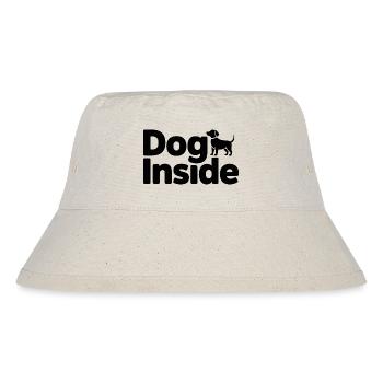 Dog Inside Silhouette - Stanley/Stella Recycled Bucket Hat - natural - Front