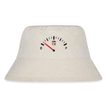 Gauge Auto Kaffee Humor Lustiger Kaffee Geschenk Kaffee - Stanley/Stella recycelter Bucket Hat - Naturweiß - Vorne