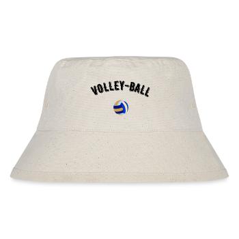 Volleyball - Stanley/Stella recycelter Bucket Hat - Naturweiß - Vorne