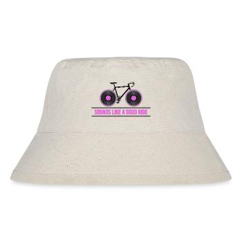 Fahrrad Bike Rennrad Fahrradkette "good ride" - Stanley/Stella recycelter Bucket Hat - Naturweiß - Vorne
