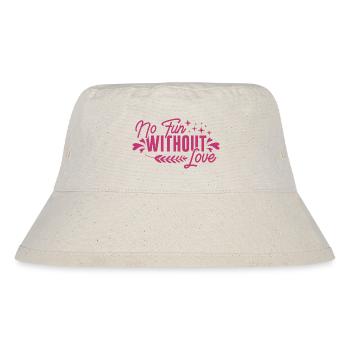No fun without love - Stanley/Stella Recycled Bucket Hat - natural - Front