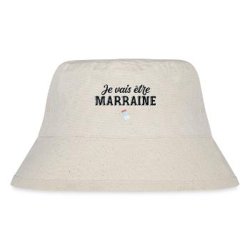 Je vais être marraine / future marraine - Bob recyclé Stanley/Stella - blanc naturel - Devant
