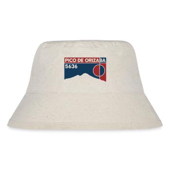 Pico De Orizaba Citlaltépetl Besteigung Mexico - Stanley/Stella recycelter Bucket Hat - Naturweiß - Vorne