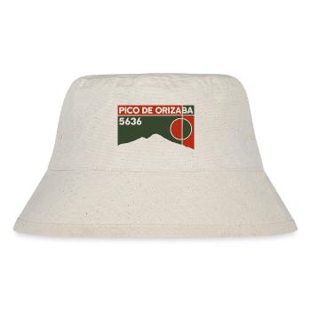 Pico De Orizaba Berg Vulkan Argentinien Souvenir - Stanley/Stella recycelter Bucket Hat - Naturweiß - Vorne