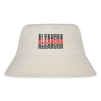 t-shirt Aleandra t-shirt gift stacked text - Stanley/Stella Recycled Bucket Hat - natural - Front