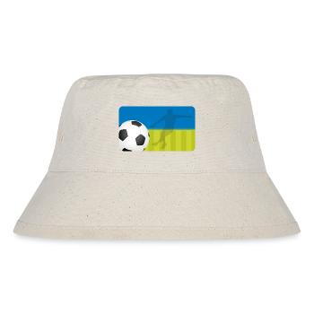 Soccer - Blue Green | Customisable - Stanley/Stella Recycled Bucket Hat - natural - Front