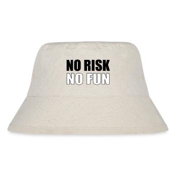 No Risk No Fun - Stanley/Stella Recycled Bucket Hat - natural - Front