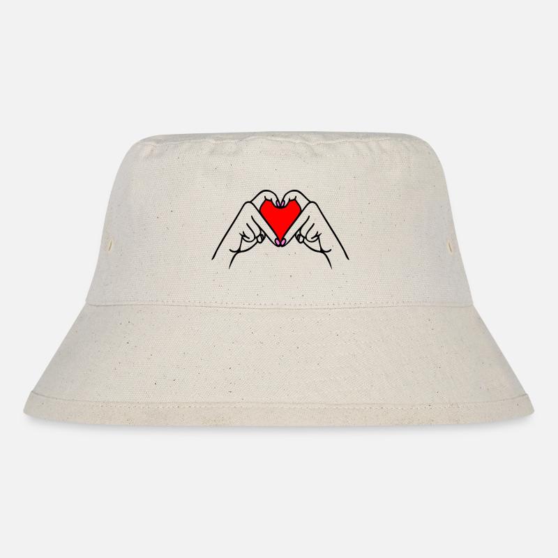 Génération Cœur Amour Mains - Bob recyclé Stanley/Stella - blanc naturel