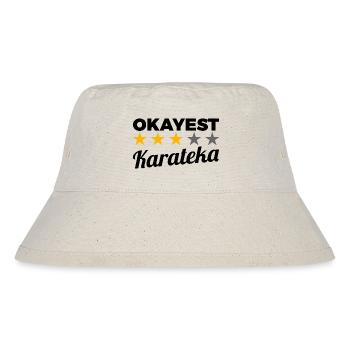 Lustiger Karateka - Stanley/Stella recycelter Bucket Hat - Naturweiß - Vorne